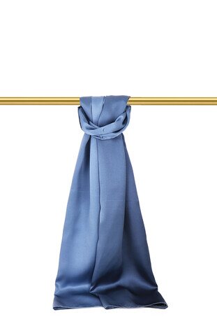 Dark Indigo Indigo Gradient Silk Scarf 