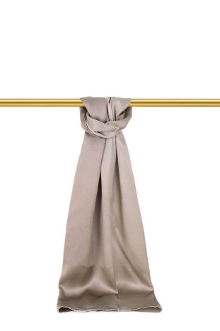 Dark Milk Beige Gradient Silk Scarf 
