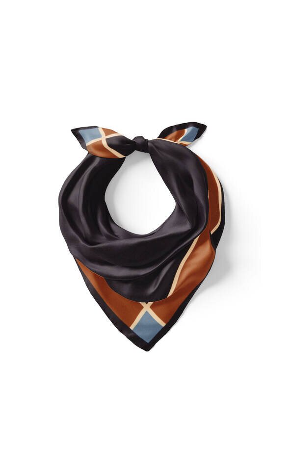 Dark Navy Wide Border Plain Silk Pocket Square - 2