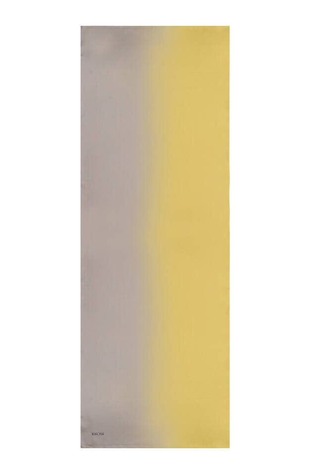 Taş Asit Yeşil Degrade İpek Şal - 4