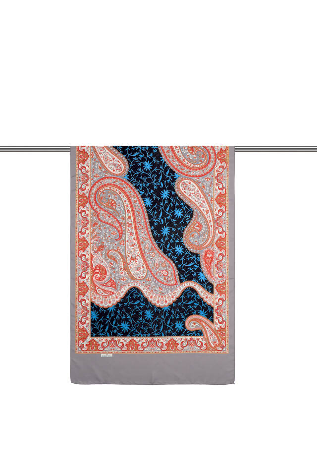 Gri Şal Desen Soft Şal - 2