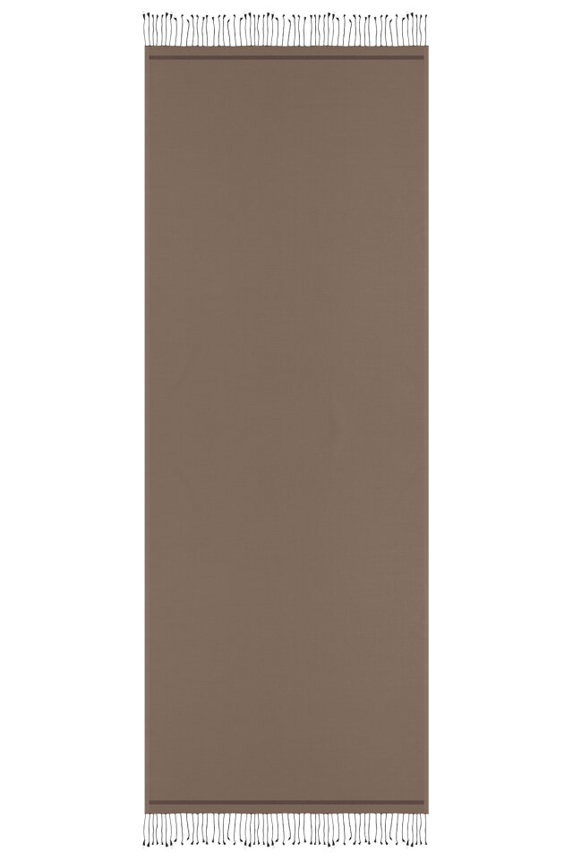 Mink Black Double-Sided Silk Shawl - 4