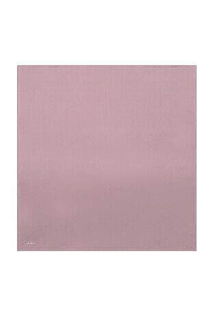 Dried Rose Solid Color Sura Silk Square Scarf - Thumbnail