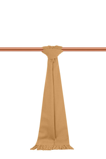 Camel Düz Renk Erkek Kaşkol 