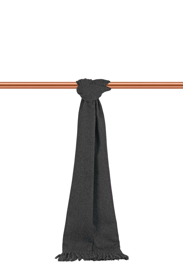 Füme Düz Renk Erkek Kaşkol 