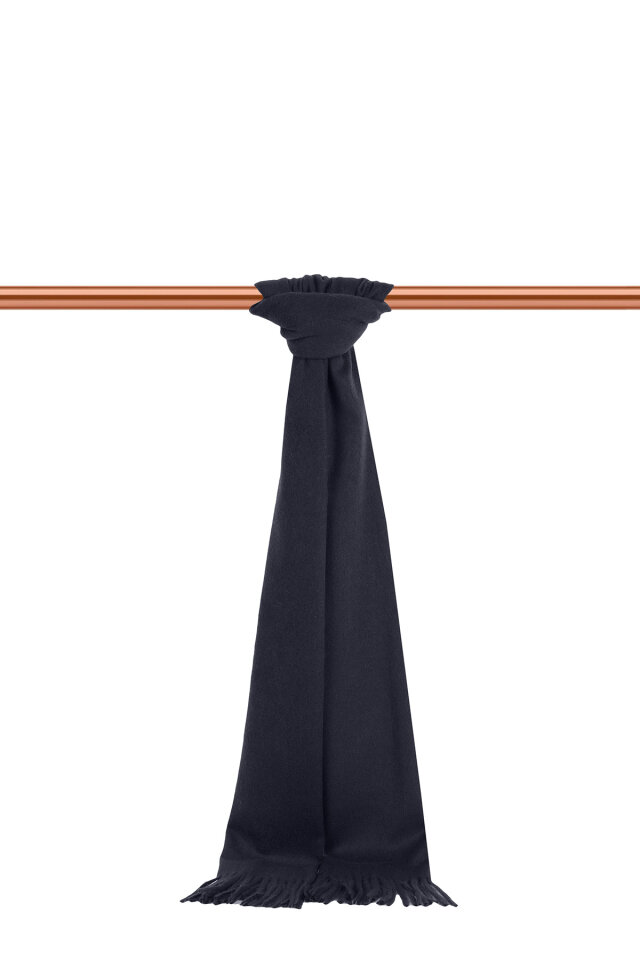 Lacivert Düz Renk Erkek Kaşkol - Bursa İpek