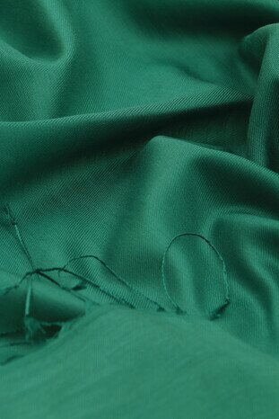 Emerald Silk Look Scarf - Thumbnail
