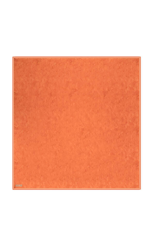 وشاح حريري بنمط فرشاة نحاسية - 1