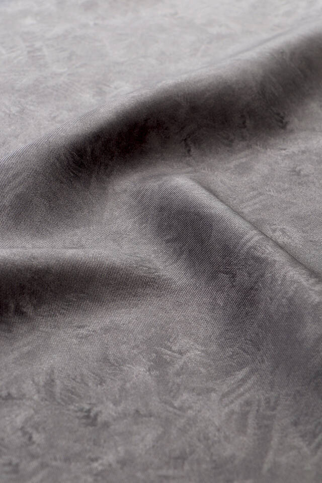 رمادي فرشاة نمط حك الحرير وشاح - 2