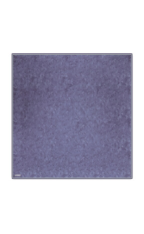 وشاح حريري من نسيج قطني طويل بنمط فرشاة النيلي 