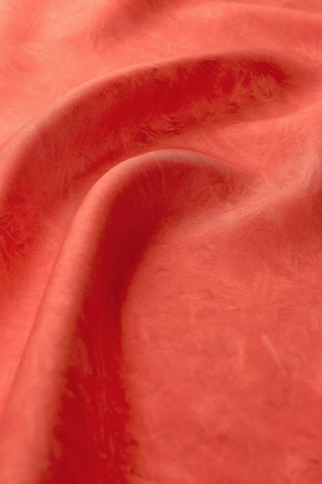 فرشاة برتقالية نمط حك الحرير وشاح - 2