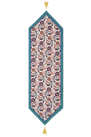 Flower Pattern Tapestry Runner - Thumbnail