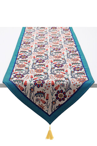 Flower Pattern Tapestry Runner - Thumbnail