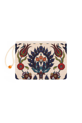 Lale Desen Goblen Cüzdan 