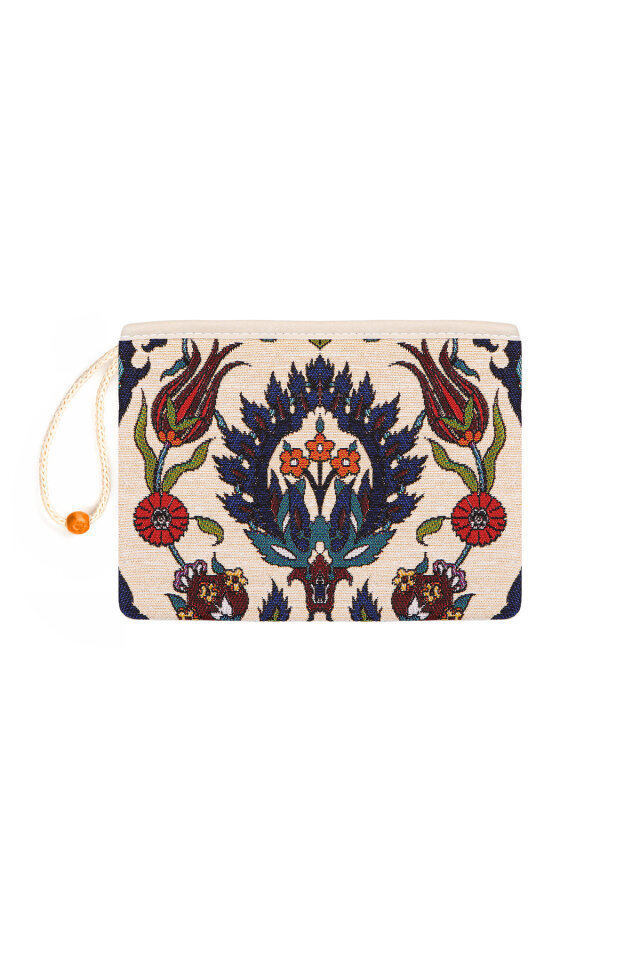 Lale Desen Goblen Cüzdan - Bursa İpek