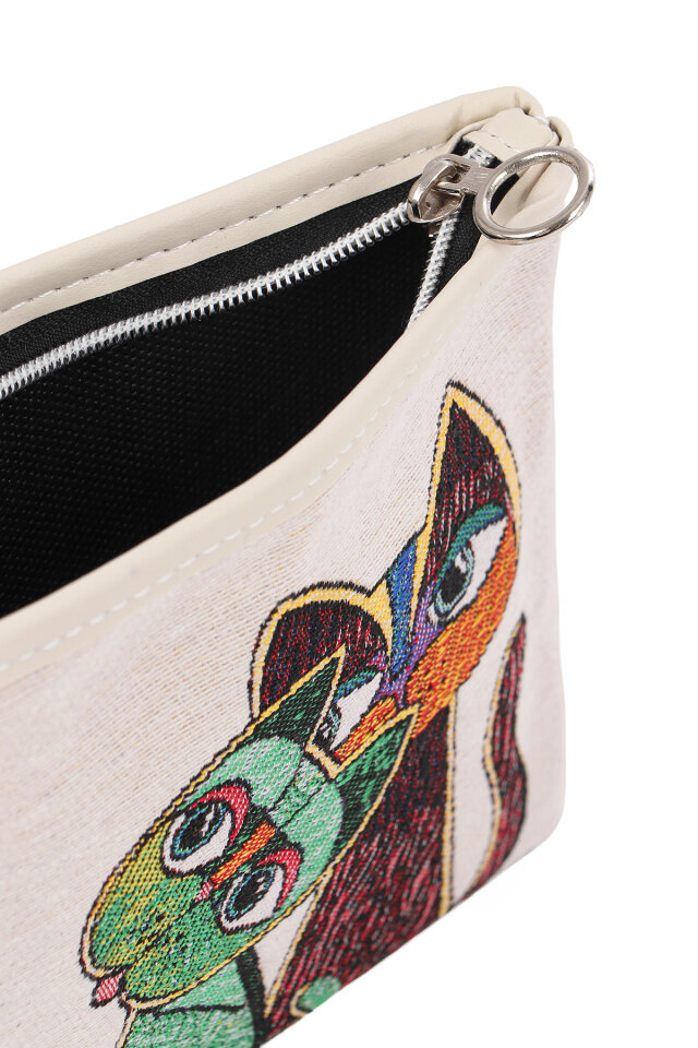 Kedi Desen Goblen Cüzdan - 4