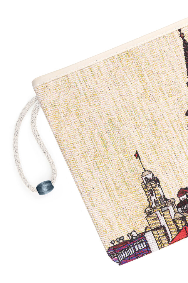 Galata Kulesi Desen Goblen El Çantası - 3