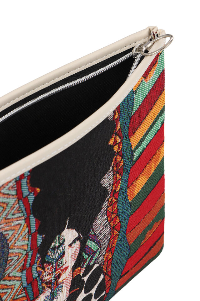 Bohem Desen Goblen El Çantası - 4