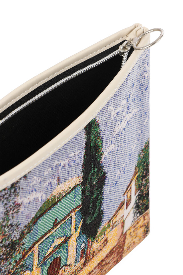 Yeşil Türbe Desen Goblen El Çantası - 4