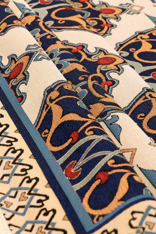 Lacivert İznik Desen Goblen Seccade - 2