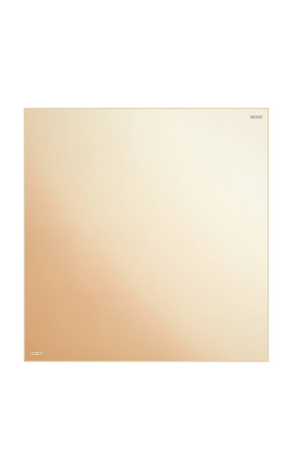 Gold Cream Degrade Sura Silk Square Scarf 