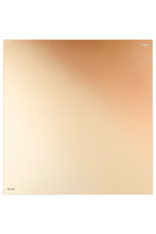 Gold Cream Gradient Twill Silk Square Scarf - 3