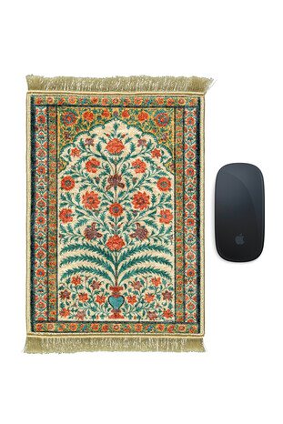 Gold Decorative Small Carpet Mousepad 