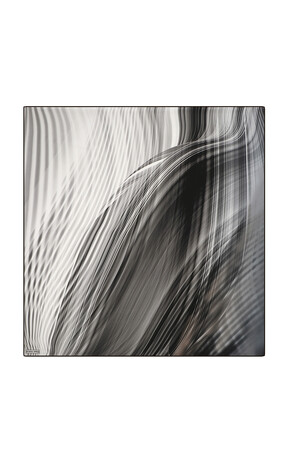 Gray Rainbow Pattern Sura Silk Square Scarf 