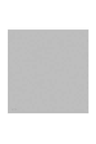 Gray Solid Color Twill Silk Square Scarf 