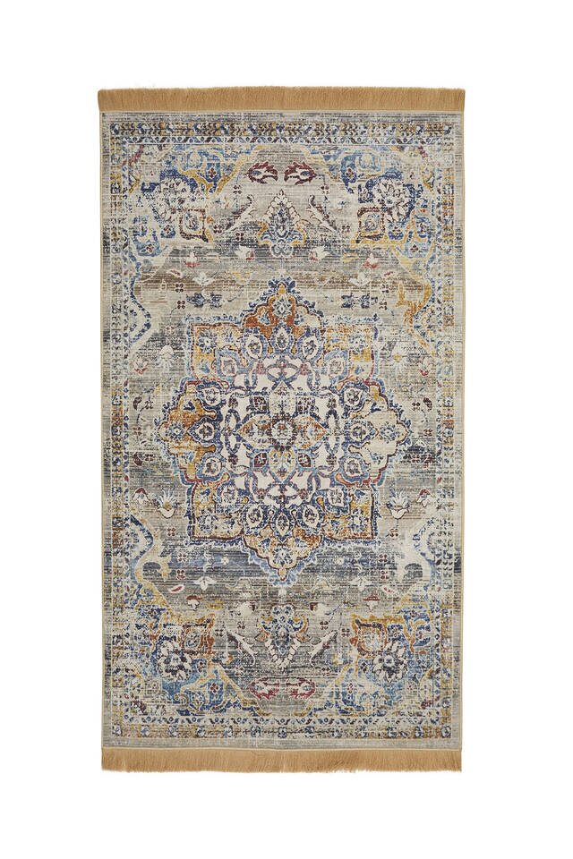 Gray Velvet Carpet Prayer Rug 