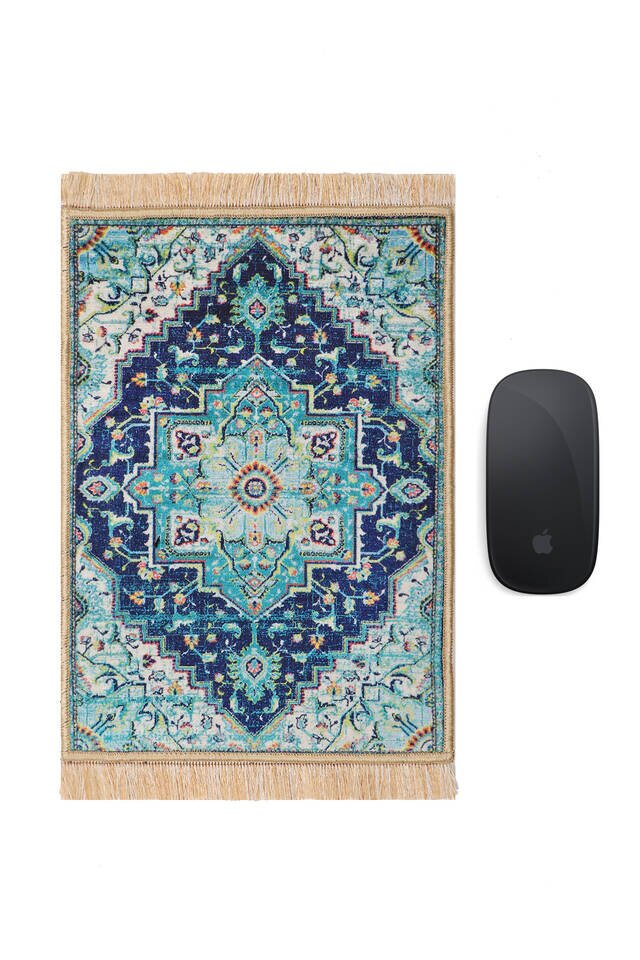 Green Decorative Small Carpet Mousepad - 1