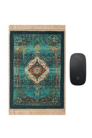 Green Decorative Small Carpet Mousepad 