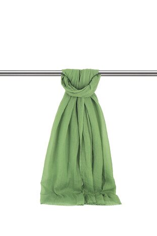 Green Imported Bamboo Scarf - Thumbnail