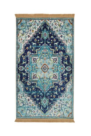 Green Velvet Carpet Prayer Rug 
