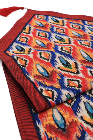 Ikat Pattern Tapestry Runner - Thumbnail