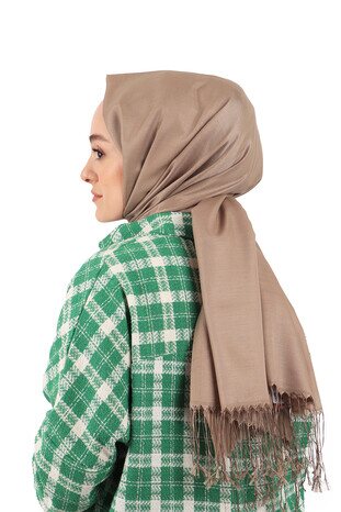 Vizon İpek Görünümlü Şal 