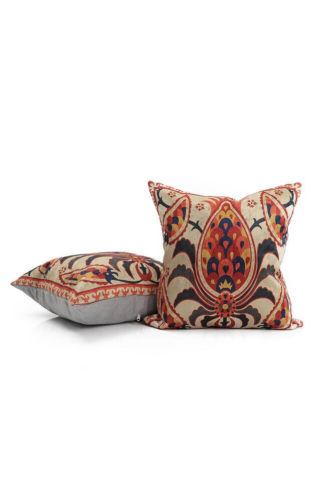 Turuncu Kadife Runner Takımı - 3