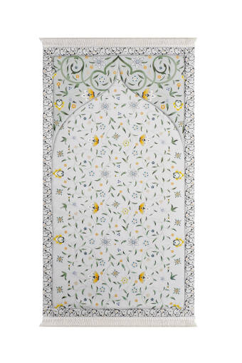 Gri Kapitone Süngerli Seccade 