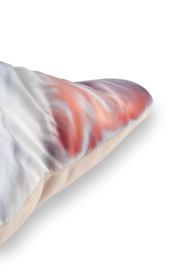 Gri Kedi Desen Dekoratif Yastık - 2