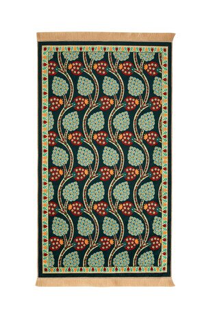 Khaki Velvet Rug Prayer Rug 