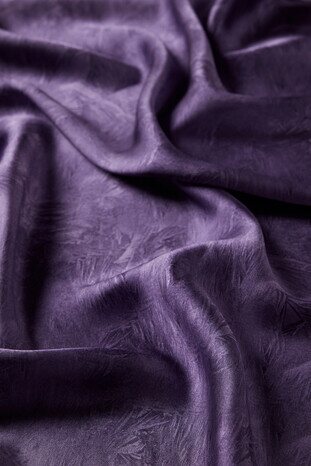 Light Purple Brush Silk Square Scarf - Thumbnail