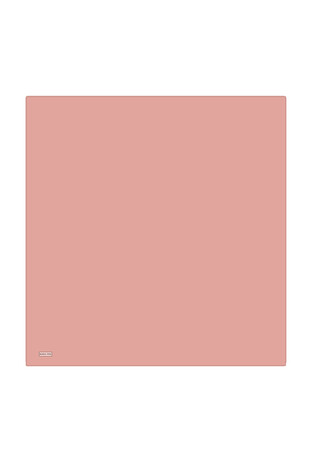 Light Rose Plain Color Sura Silk Square Scarf - Thumbnail