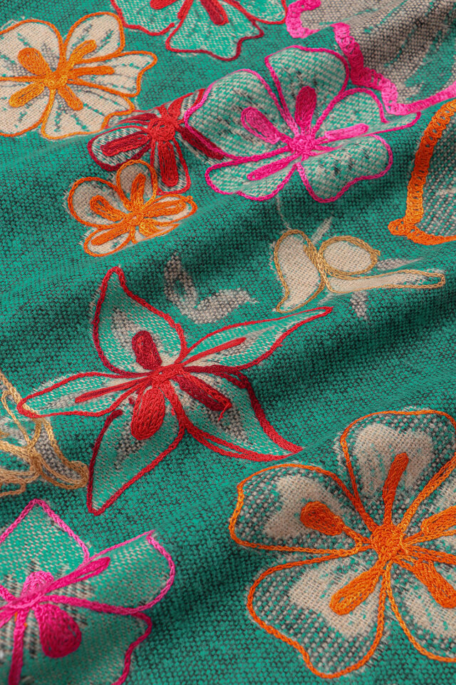 Zümrüt Marimo Desenli Kışlık Şal - 3