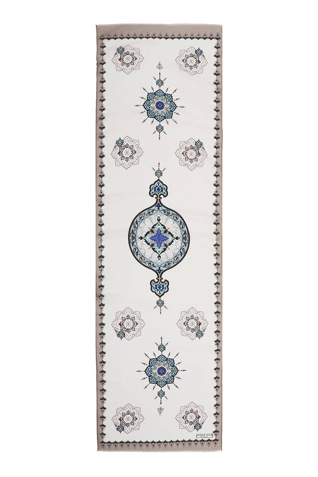 Mink Brown Belly Voile Silk Foulard - 4