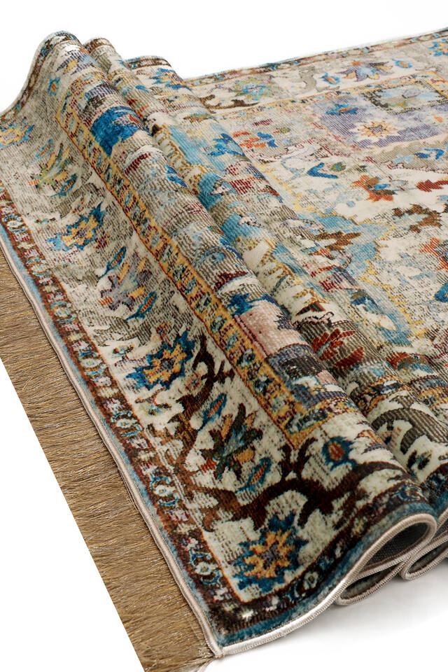 Mint Bamboo Carpet Prayer Rug - 3