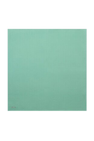 Mint Solid Color Sura Silk Square Scarf 
