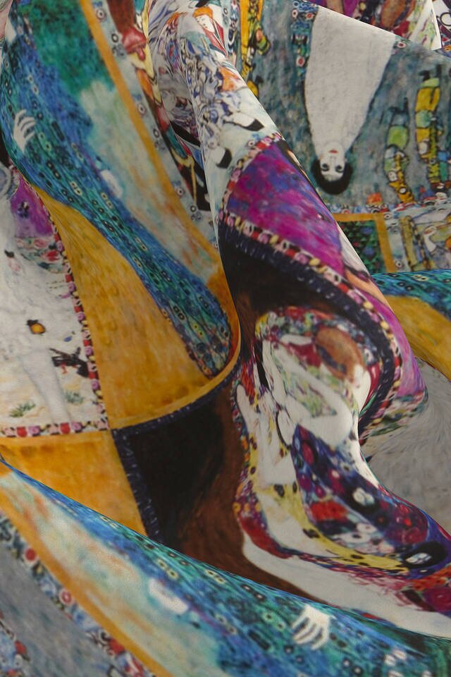 Mint Women Pattern Silk Pocket Square - 3