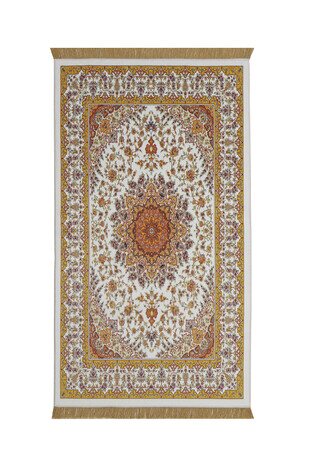 Mustard Bamboo Carpet Prayer Rug 