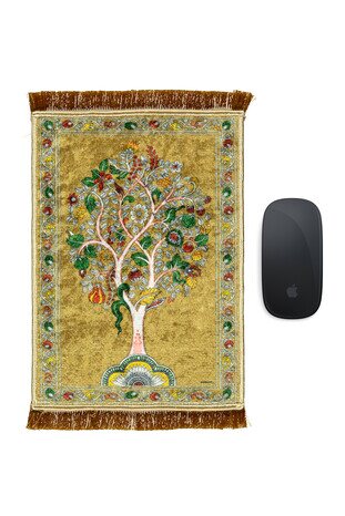 Mustard Decorative Small Carpet Mousepad 