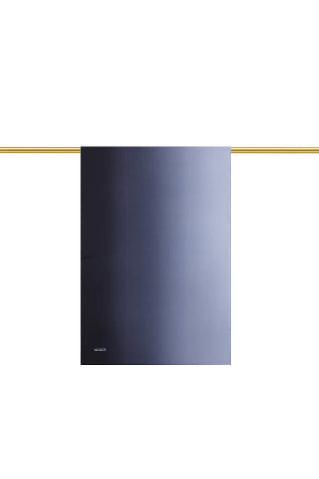 Navy Blue Dark Lilac Gradient Silk Scarf - 2